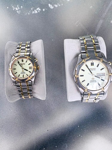 His and hers seiko titanium - and,