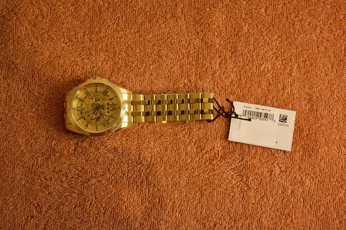 Brand new gold skeleton bulova - brand,