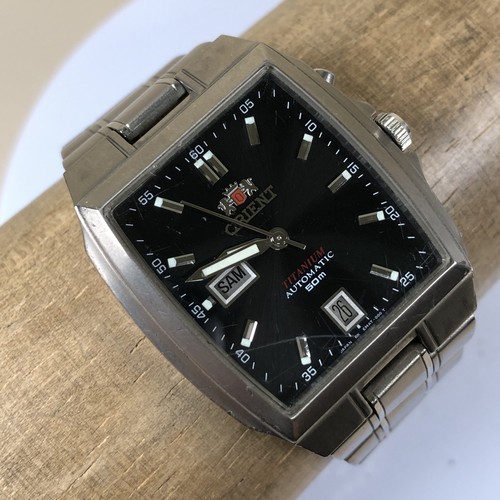 Orient watch mens 30mm black - orient,