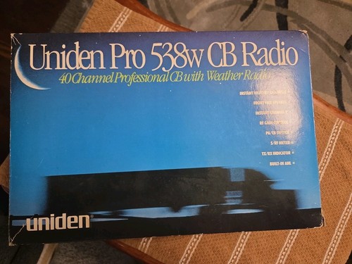 Uniden pro538w channel - uniden, cb