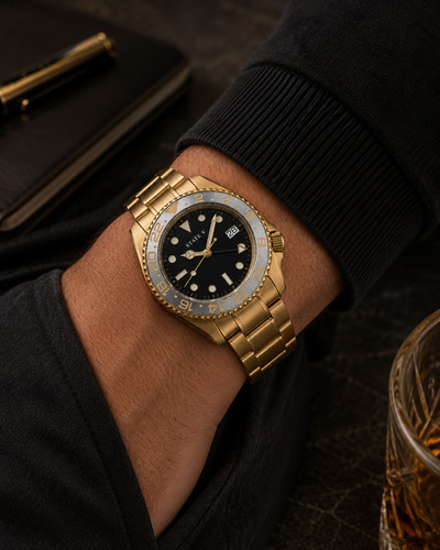 State men watch - watch, black