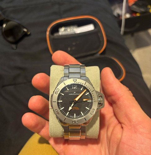 Hamilton khaki navy frogman - khaki,