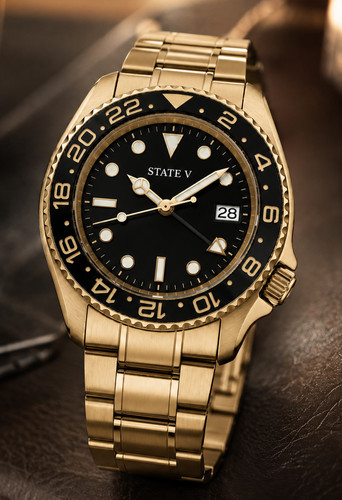 State men watch black - men's,