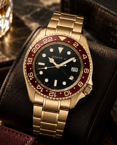 State men watch black - state, v