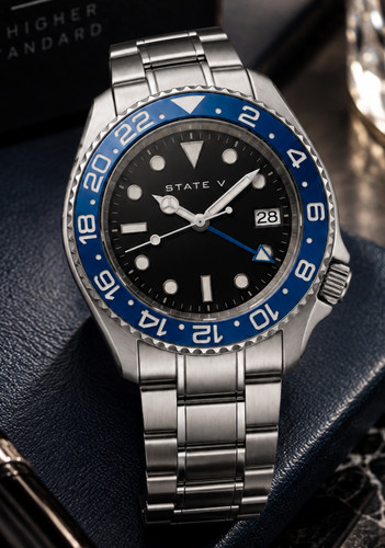 State men watch black - state, v