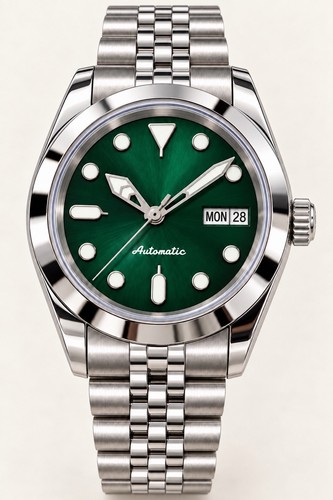 Nh36a automatic watch green - automatic,