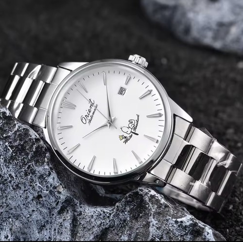 Orient bambino automatic white - bambino,