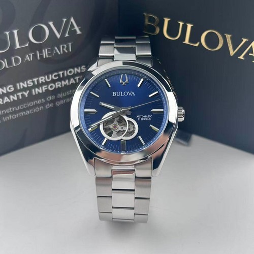 Bulova surveyor blue dial - bulova,